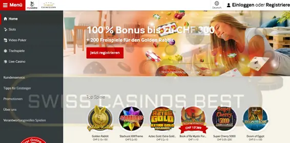 Mycasino online casino schweiz