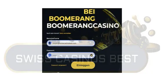 Zulassung von Casino Boomerang 