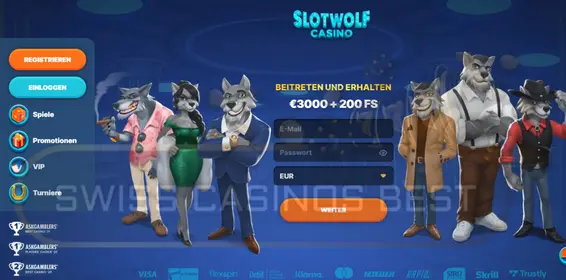 Bewertung SlotWolf Casino