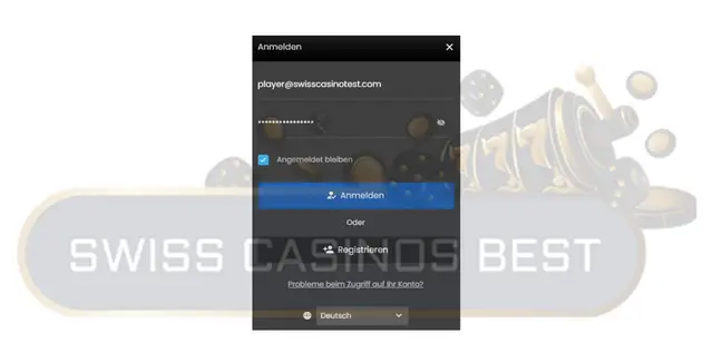 Autorisierung bei Luxury online casino