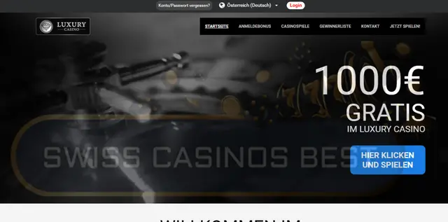 Luxury online casino schweiz