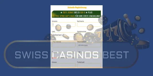 MaChance Casino Anmeldevorgang